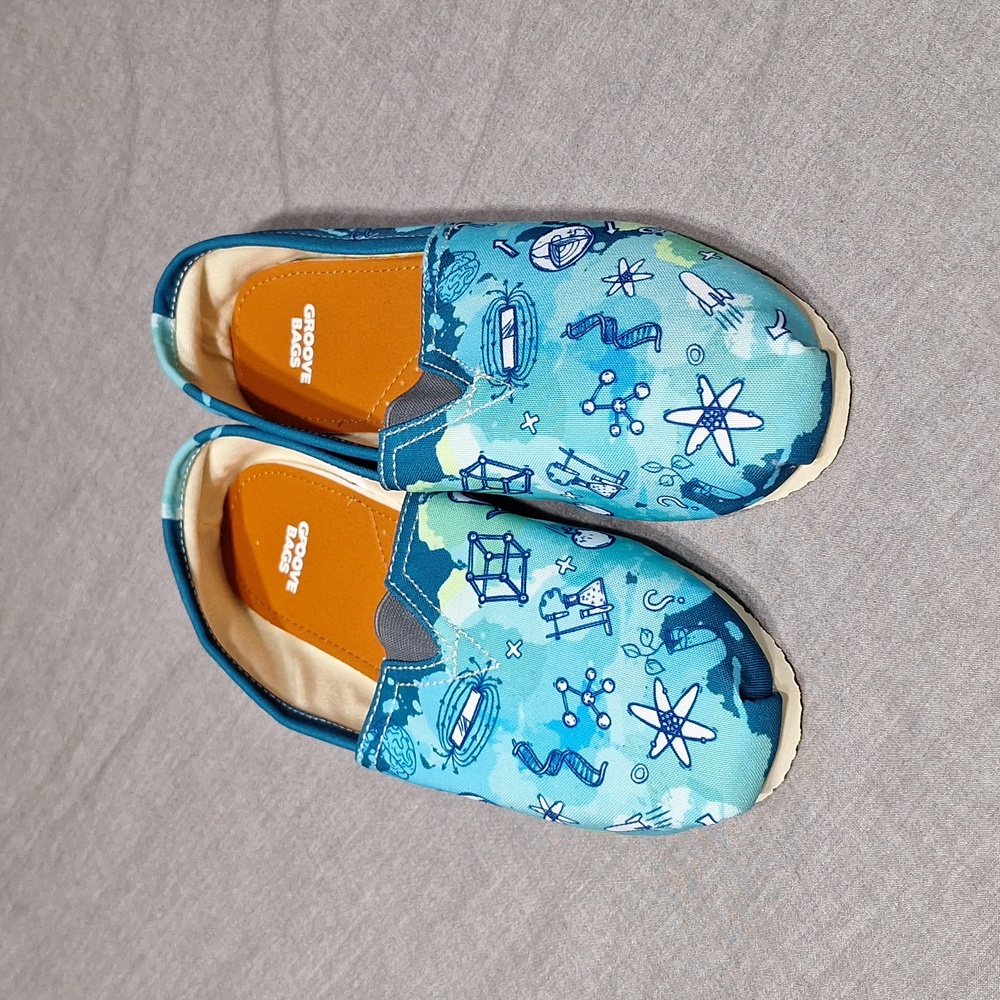 💥2/$8 NWOT Science themed Canvas shoes